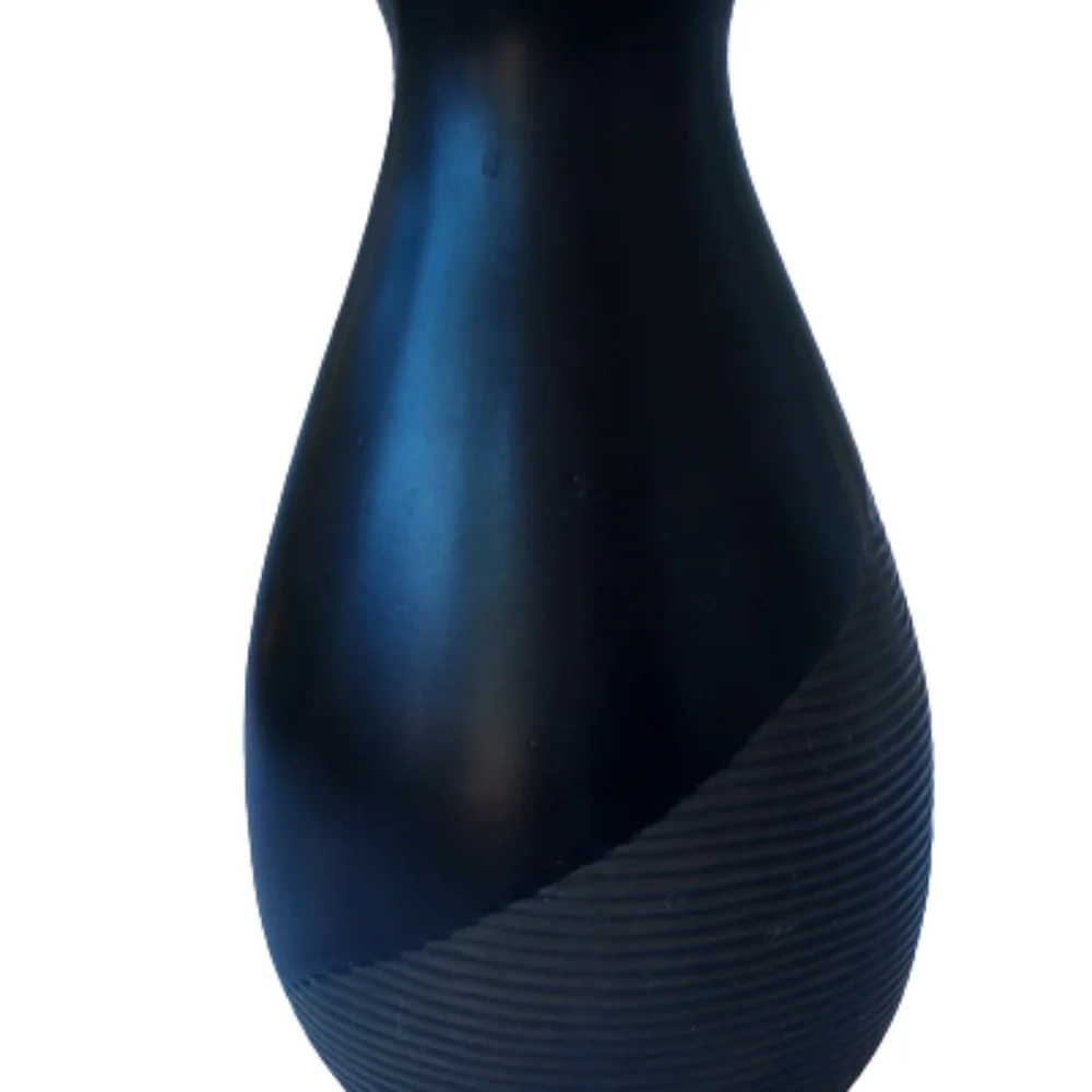 Pfaltzgraff Night Surf Black 1 Quart Carafe Vase